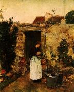 Childe Hassam The Garden Door china oil painting reproduction